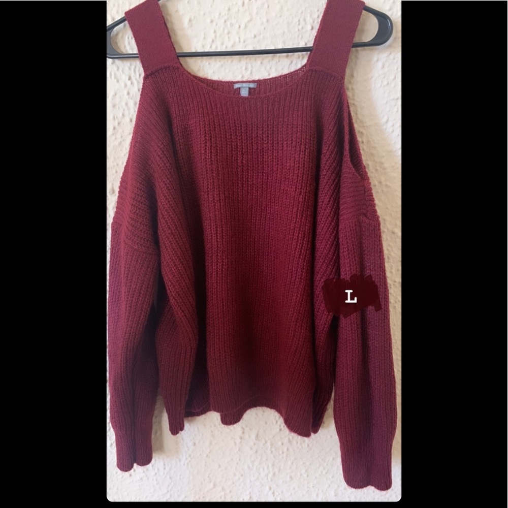 Burgundy Sweater